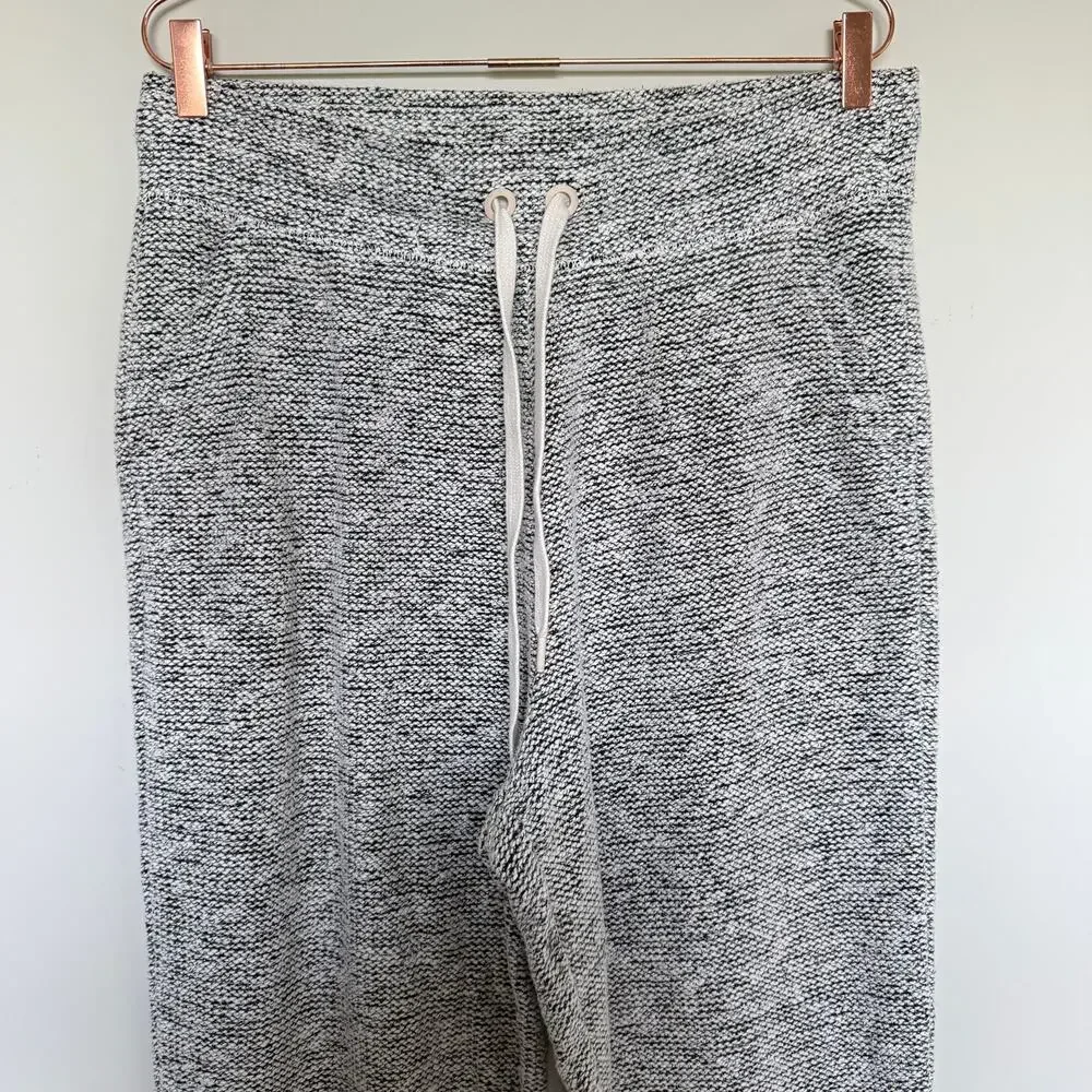 Aerie OFFLINE Womens Snowday Jogger Pants XL Black Knit Drawstring Lounge Cozy - Picture 3 of 10